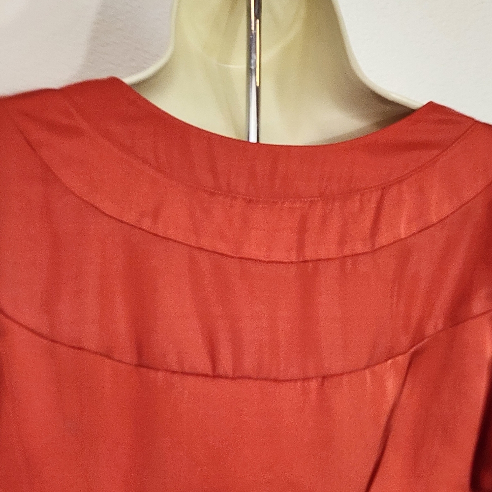 Vince Camuto Dress Dolman Sleeve Rust Size 2 - Picture 7 of 12